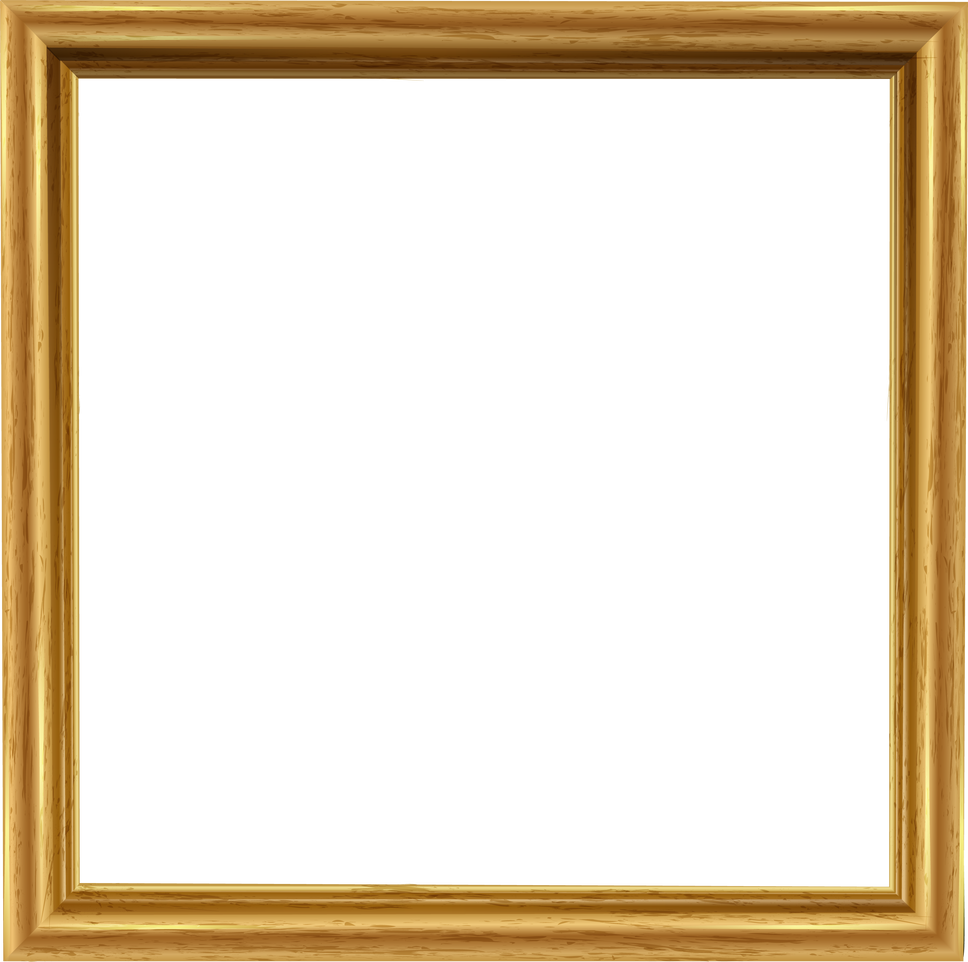 wood square photo picture frame